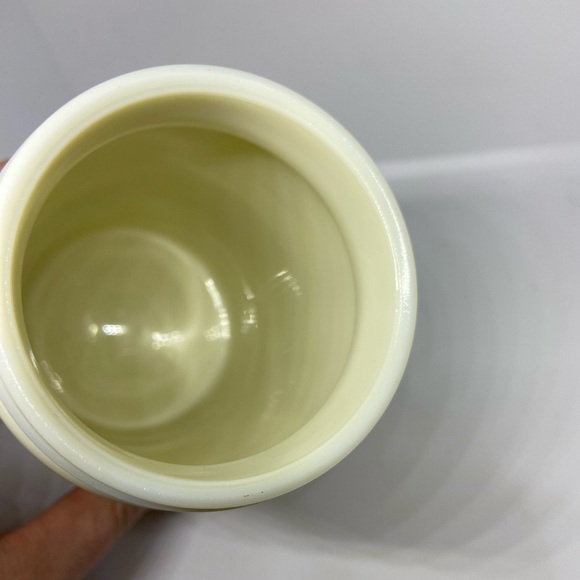 Vintage James Keiller & Son Ltd. Ginger Preserve Jar Crock Dundee Milk Glass - Picture 5 of 9